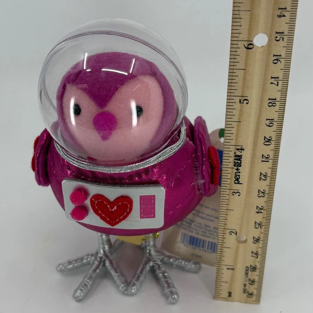 Featherly Friends Astra Astronaut Valentine's Day Target Spr!tz Bird Figurine